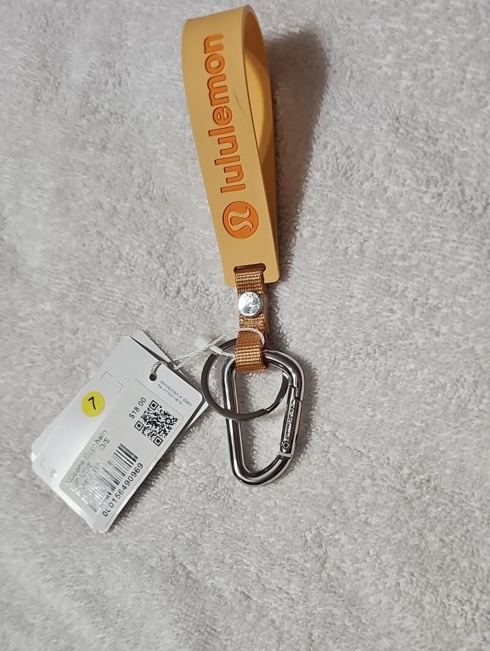 Lululemon Silicone Keychain!! Nwts! RKML/LITO!!